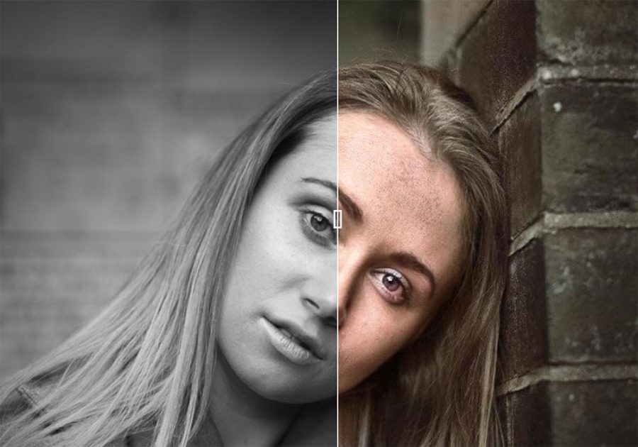 I am converting black and white photos into color