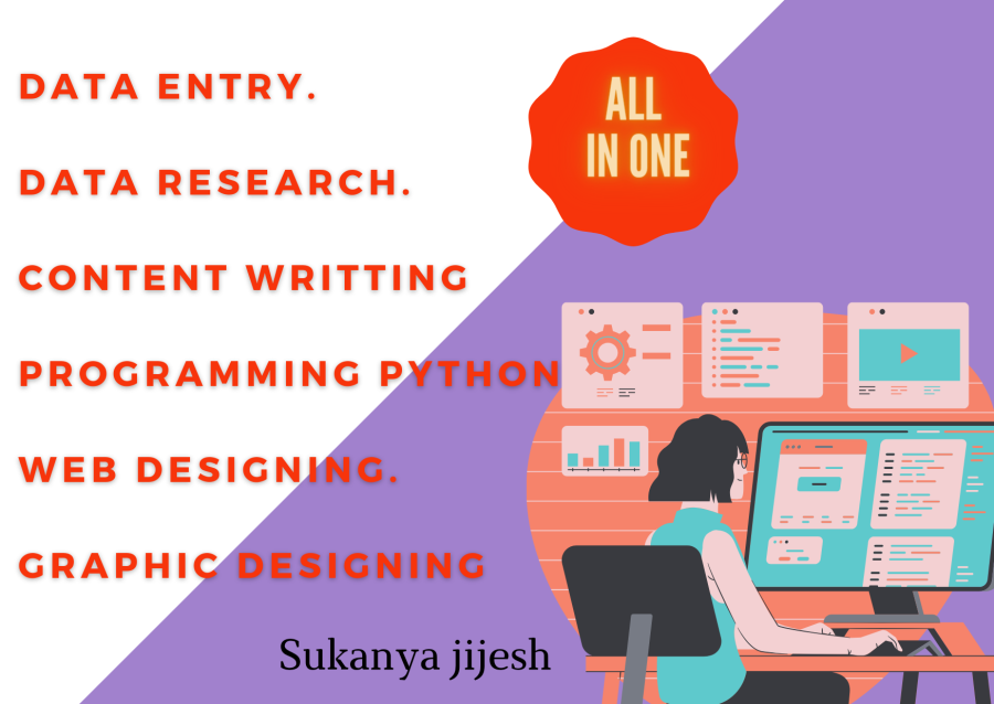 Data entry operator, programmer, content writter