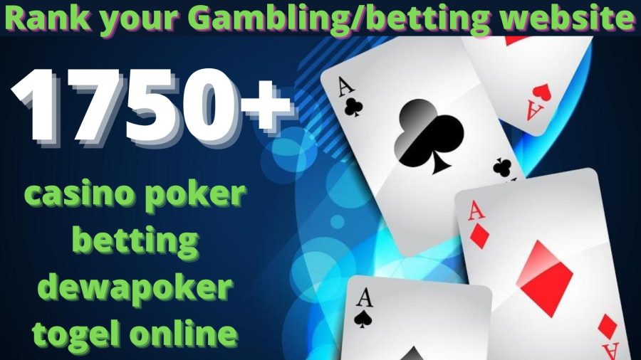 1750 High Quality Homepage Backlink Casino, Poker, Gambling BETTING DA50+ PA 35+ 100 DOFOLLOW