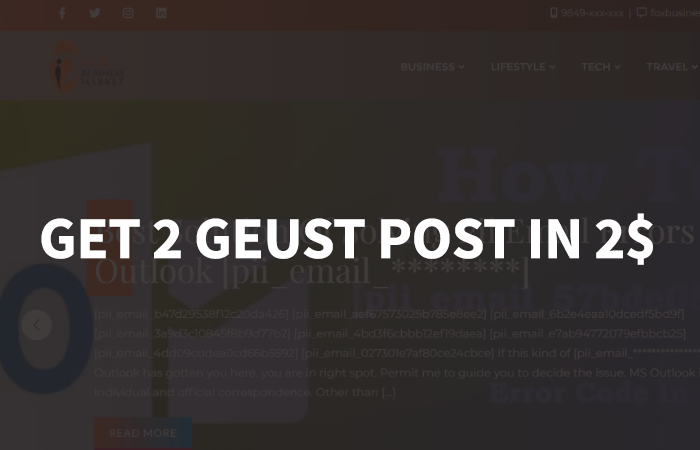 I can provide 2 Guest Post in DA 40 