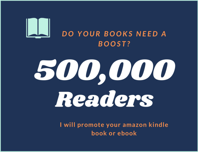 I will do kindle book promotion or ebook promotion