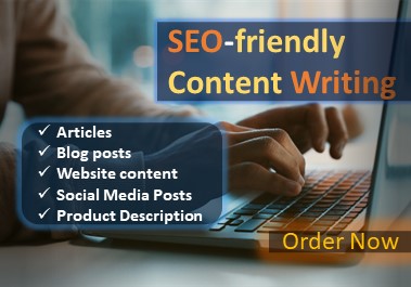 1500-2500 Professional SEO content writing, Article, Blogpost, Socialmedia post, Product description