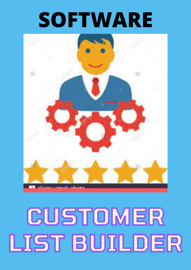 Software for building customer list.