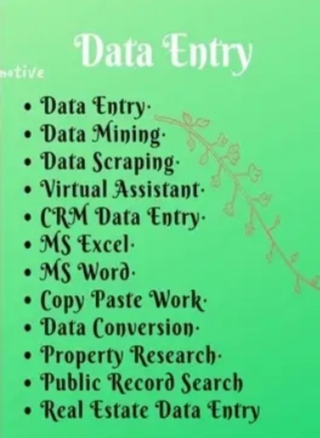 I will do data entry, copy paste job