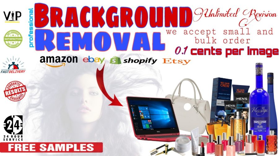 I will remove stylish background 100 photos or products , unlimited revisions for you