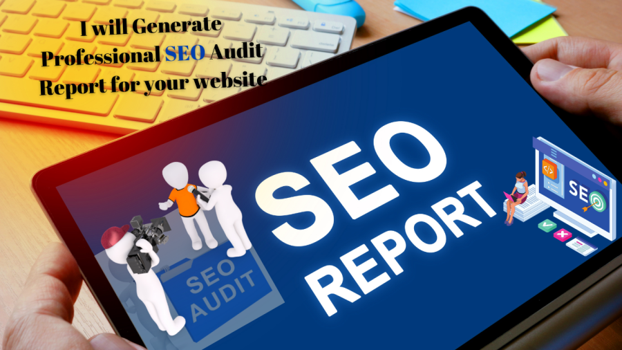I will give you a professional step by step SEO audit report for your website