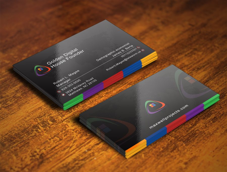 design modern minimalist luxury business card
