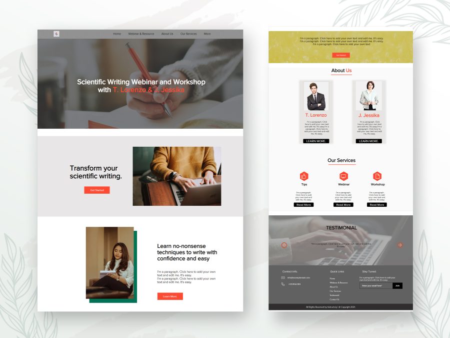 I will design or redesign wix landing page or wix website