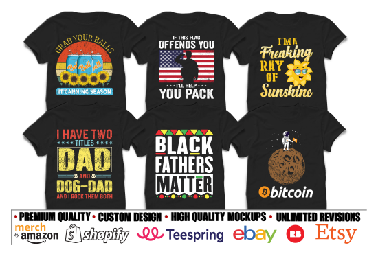 I Will do trendy custom creative graphic t shirt design in 24 hrs