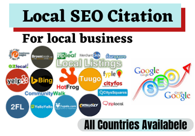 I will create top 60 live local citations USA, UK, UAE, Canada for any country