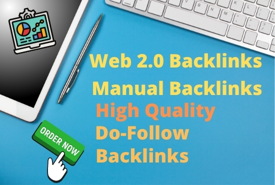 I will create manual do follow web 2 0 backlinks