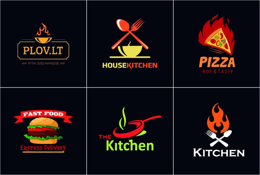 I will design natural food kitchen bar cafe bakery restaurant logo