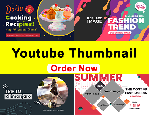 I will design an amazing YouTube thumbnail