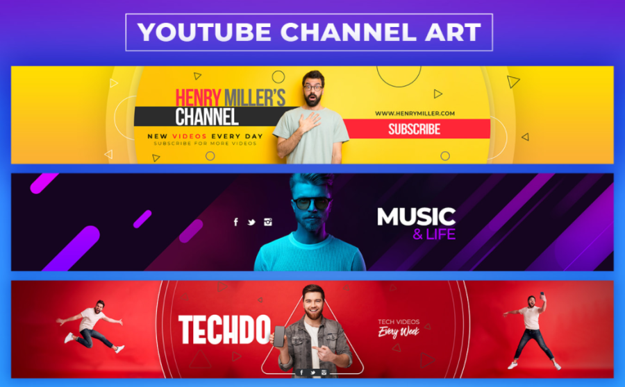 I will design outstanding Channel Art (Banner)