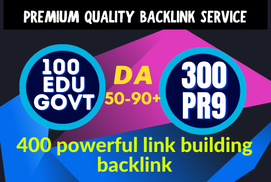 I will create 400 USA,Edu permanent link building Backlinks