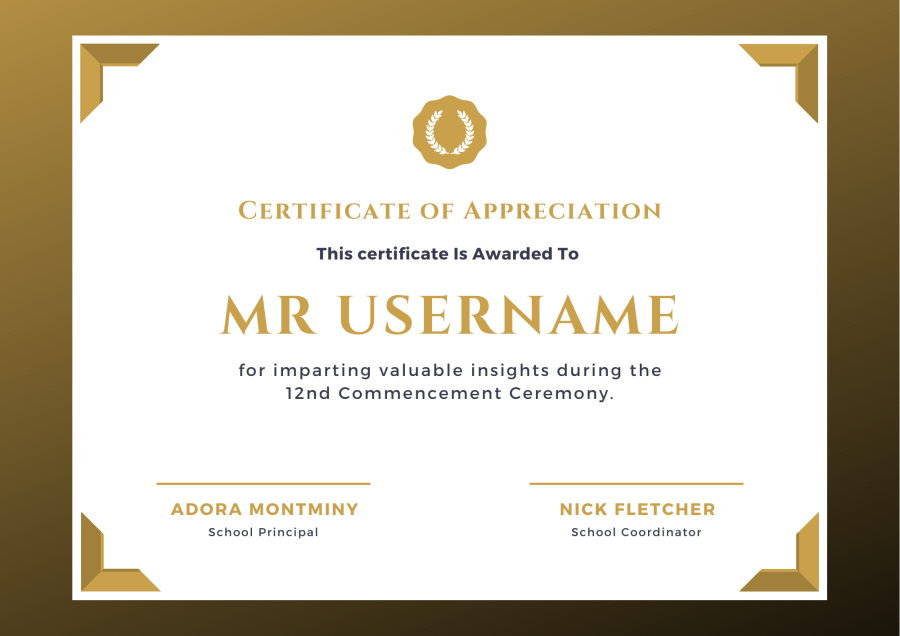 I Will Design Creative Certificate