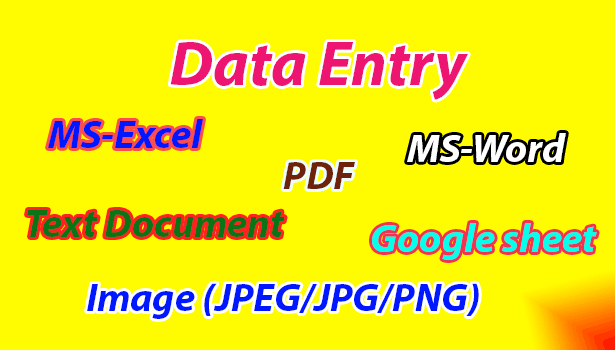 I will do data entry, copy paste jobs