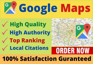 I will do 500 Google Maps Citations for local business SEO high da&Pa with pinpoint 