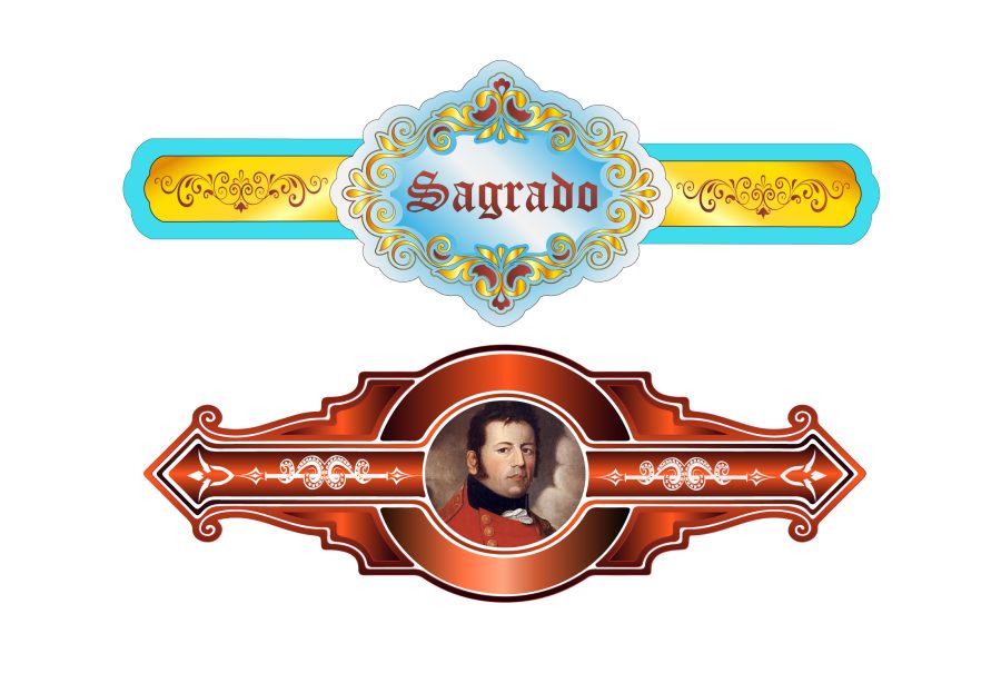 I will design cigar label, bands and logo