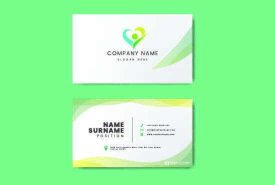 I will do professional business identity card design