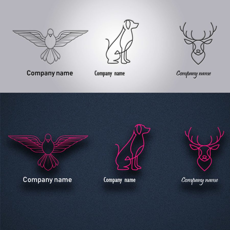 I will design single line art logo