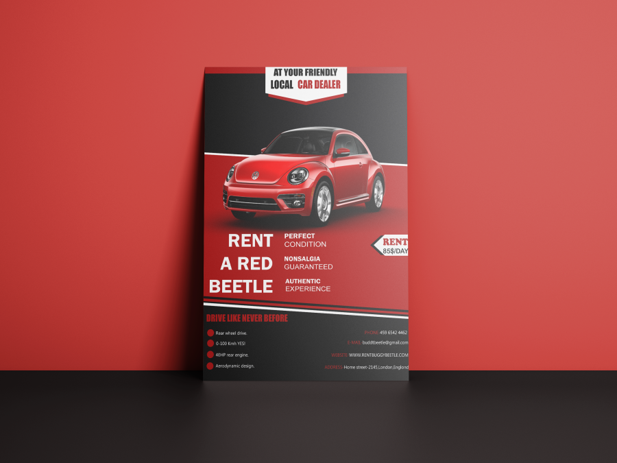 I will design creative flyers, posters and brochures.