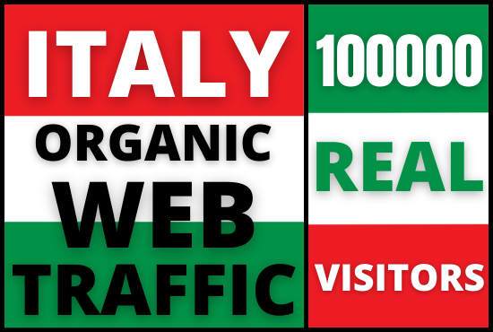  I will drive organic italy web traffic to your website
