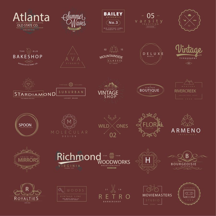 Design Unique, Minimalist, Brand faces with copyrights in 24h