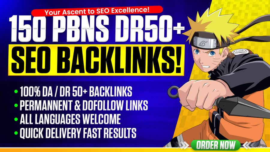 I Will Create 150 PBNs DR50+ Dofollow Homepage Backlinks