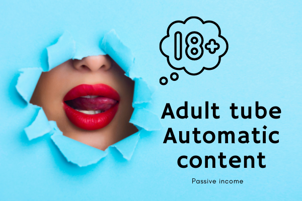 I will create an autopilot adult video tube wordpress for passive income