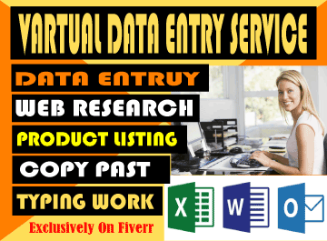 Data Entry, Typing, Copy and Paste works offered by sheikhseoexpert.