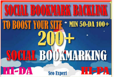 200 Powerful Social Bookmark Backlinks Signals for Google rankling 