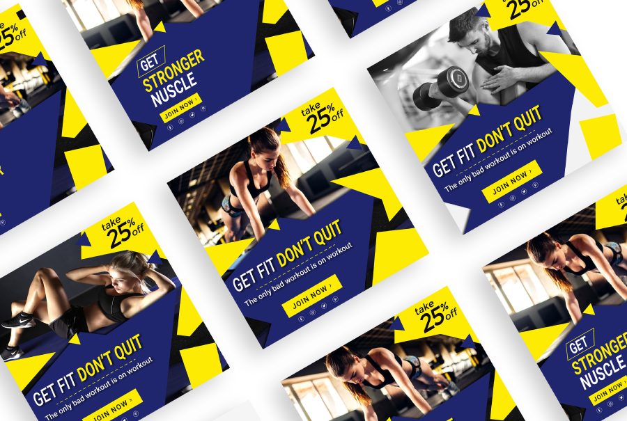 I will creative 10 pro awesome Roll-up banner and social media post design with in 24 hour service