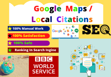 I will do 900 Google Maps Citations for local business SEO high da-pa with pinpoint 