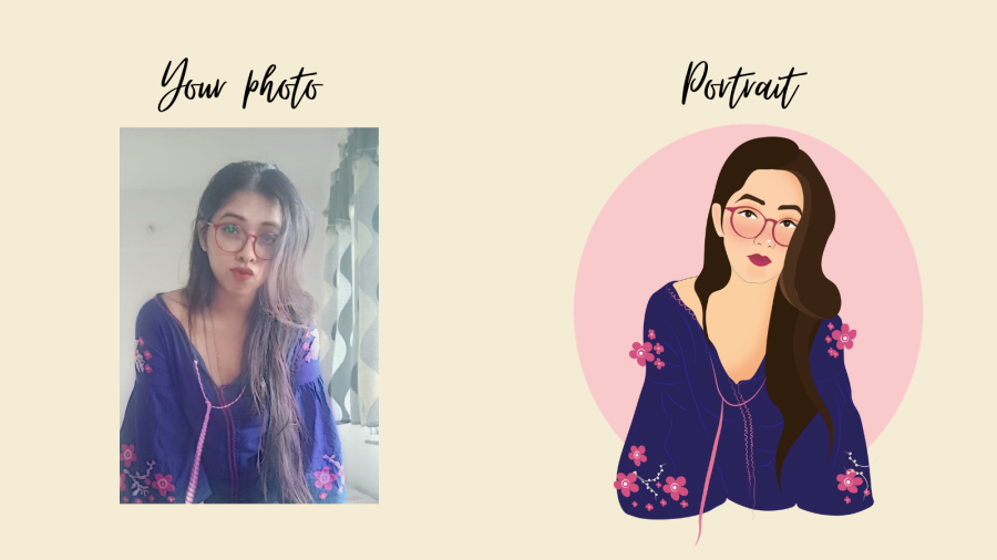 Customized vector portraits, Digital Art, digital portrait, Drawing, Adobe illustrator 
