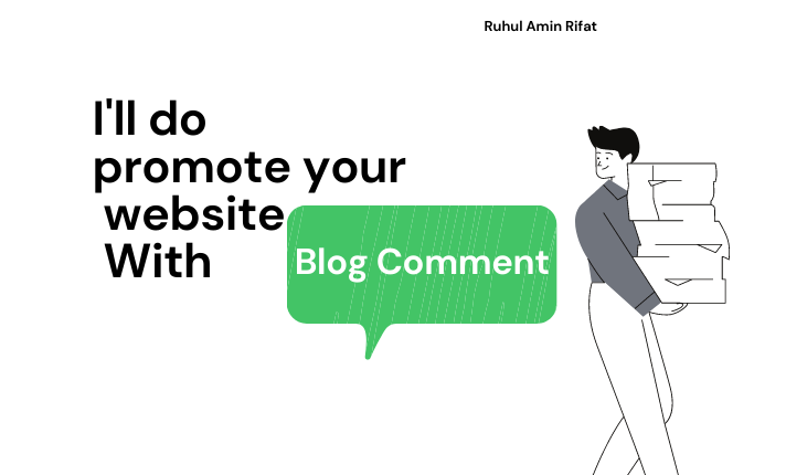 I will do promote your website with 100 blog comments 