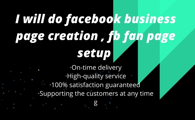 Advance Facebook business page setup Cover design Instant responder