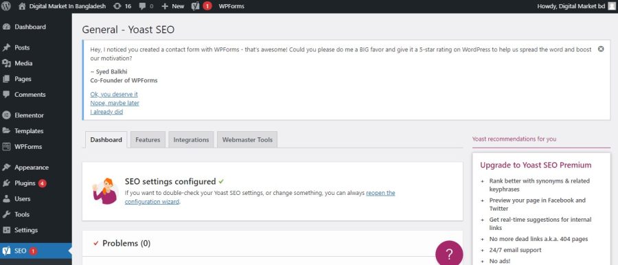 I will do quality on page SEO optimization service for WordPress website