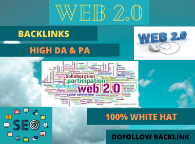  WEB 2.0 80 High Authority Permanent Contextual Backlinks White Hat SEO Link Building