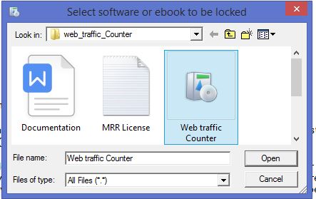 Register any software by your name/code and get your product's user list with fully resale rights. 