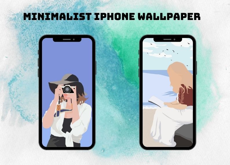 I will draw a phone wallpaper picture for you