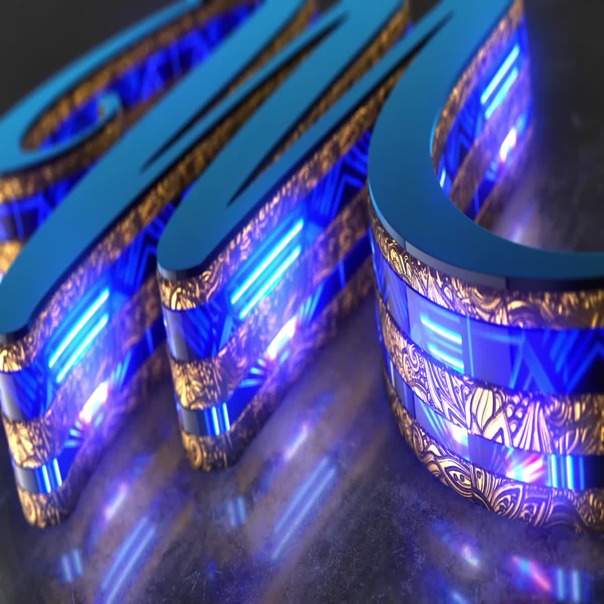 I will create custom 3d cinematic and neon logo animation intros