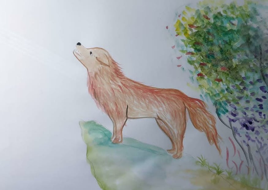 I will draw amazing watercolor children book
