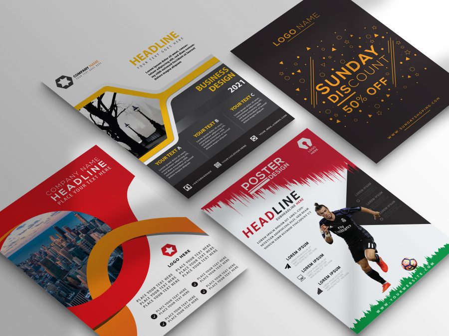 I will design business logo and flyer
