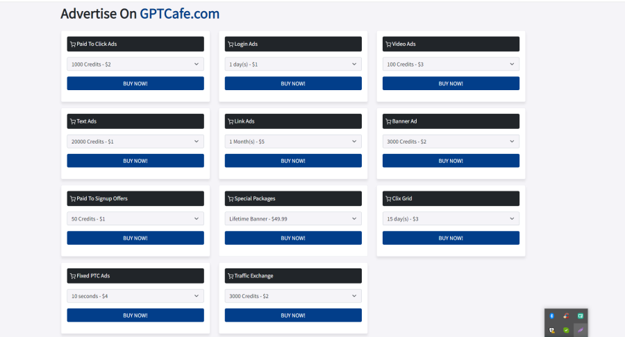 Website Advertising Various Ad Packages From $5