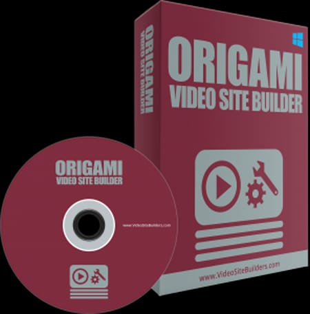 Origami video site builder software 