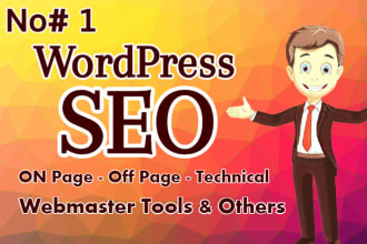 I will do onpage SEO and technical optimization of your WordPress site