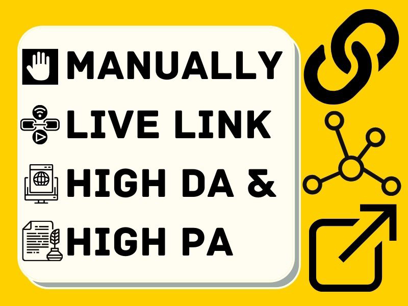 100 Social Bookmarking with high DA and PA sites Manually