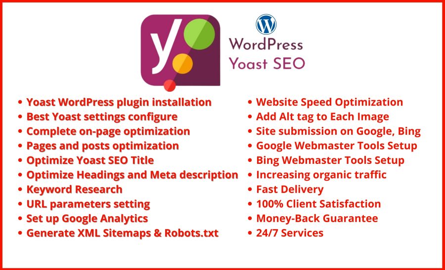 I will do WordPress Yoast On Page SEO to rank your website
