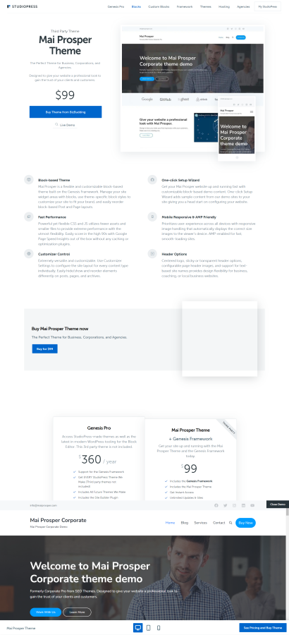 Design Responsive, SEO friendly, Fast & Secure WordPress Website
